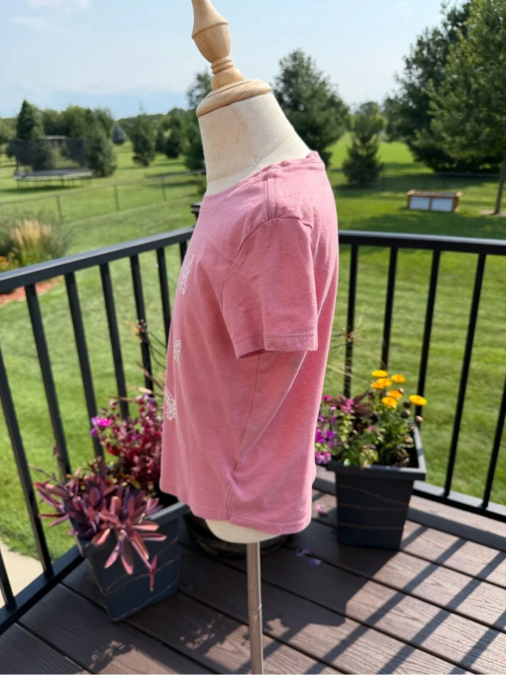 Old Navy Girls Pink Butterfly “Do What You Love” T-Shirt Size S 6/7